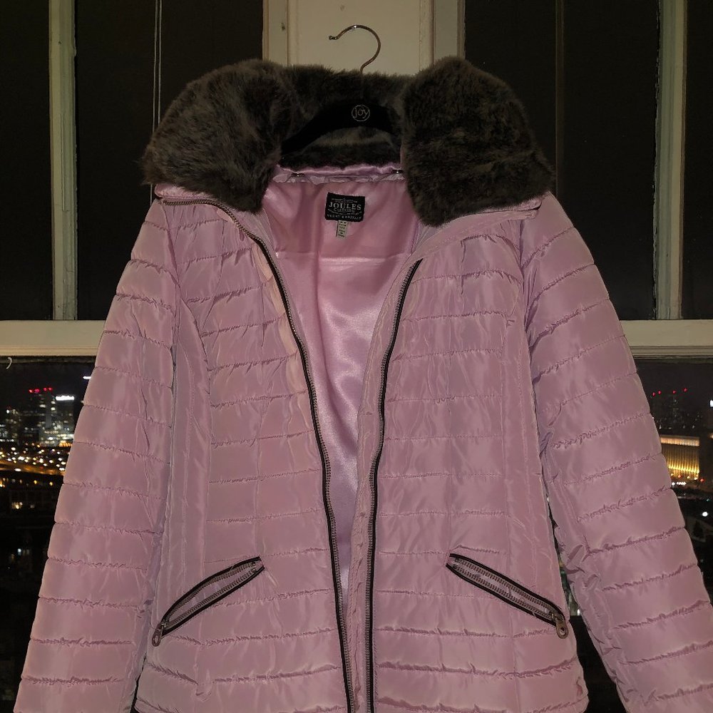 Joules Powder Pink Gosway Coat